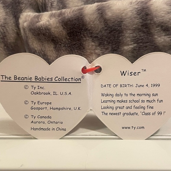 Ty Beanie Babies - Wiser the Owl - Picture 6 of 6